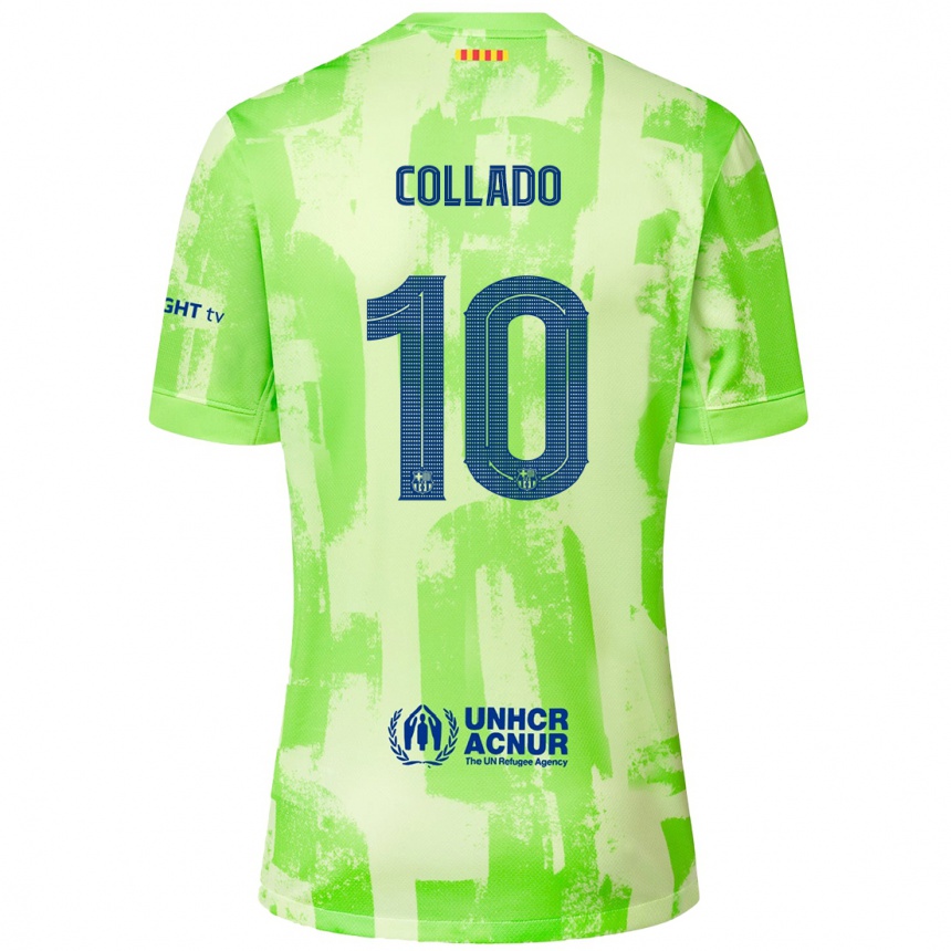 Férfi Labdarúgás Alex Collado #10 Mész Harmadik Számú Jersey 2024/25 Mez Póló Ing