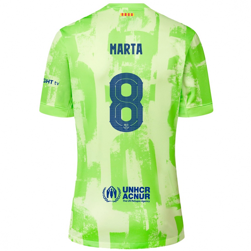 Férfi Labdarúgás Marta Torrejon #8 Mész Harmadik Számú Jersey 2024/25 Mez Póló Ing