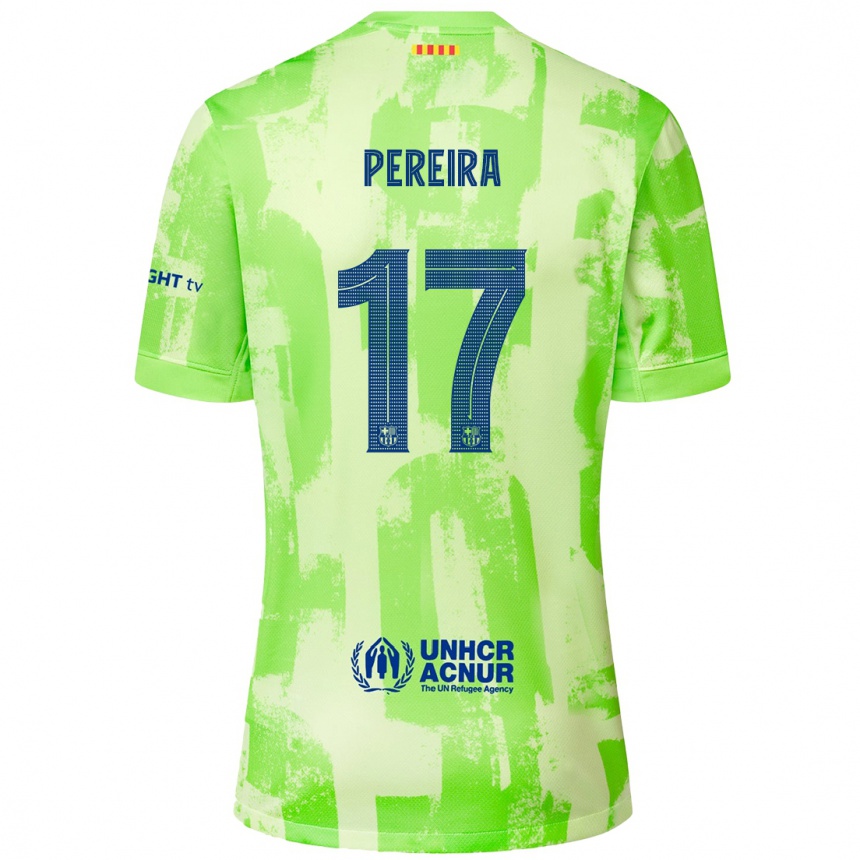 Férfi Labdarúgás Andrea Pereira #17 Mész Harmadik Számú Jersey 2024/25 Mez Póló Ing