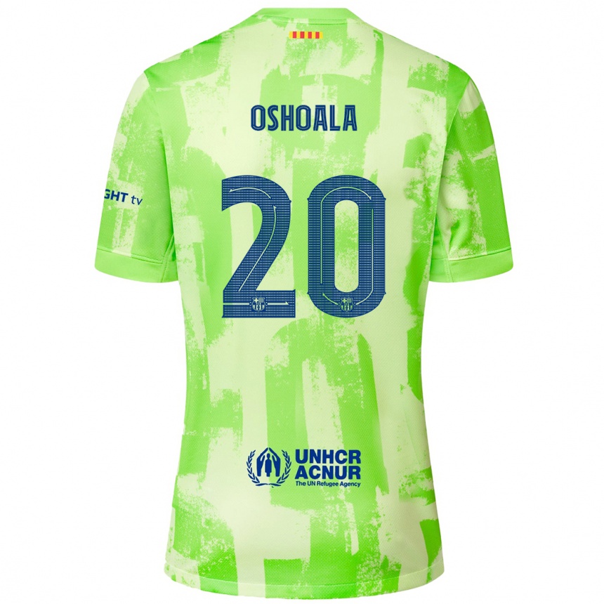 Férfi Labdarúgás Asisat Oshoala #20 Mész Harmadik Számú Jersey 2024/25 Mez Póló Ing