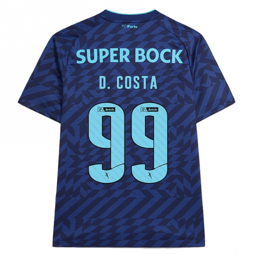 Férfi Labdarúgás Diogo Costa #99 Sötétkék Harmadik Számú Jersey 2024/25 Mez Póló Ing