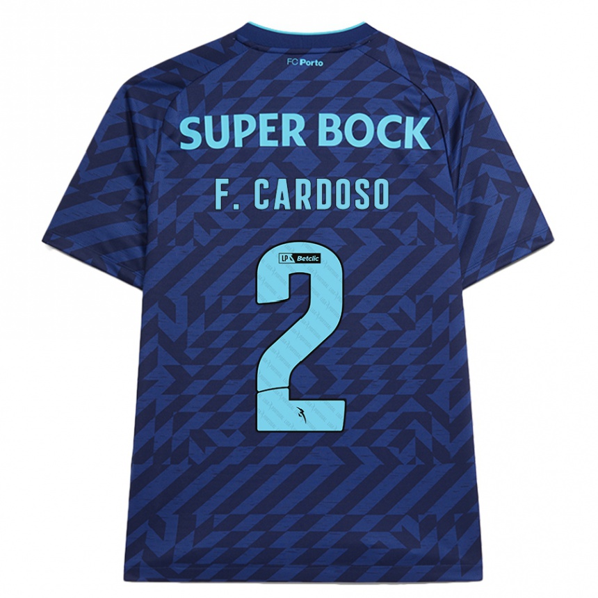 Férfi Labdarúgás Fábio Cardoso #2 Sötétkék Harmadik Számú Jersey 2024/25 Mez Póló Ing