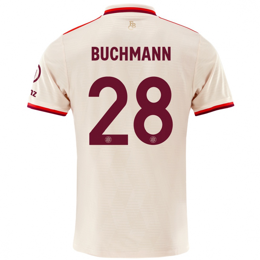 Férfi Labdarúgás Tarek Buchmann #28 Vászon Harmadik Számú Jersey 2024/25 Mez Póló Ing