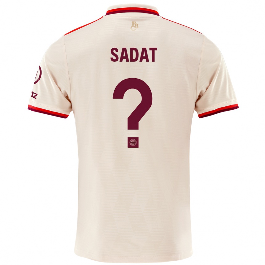 Férfi Labdarúgás Mudaser Sadat #0 Vászon Harmadik Számú Jersey 2024/25 Mez Póló Ing