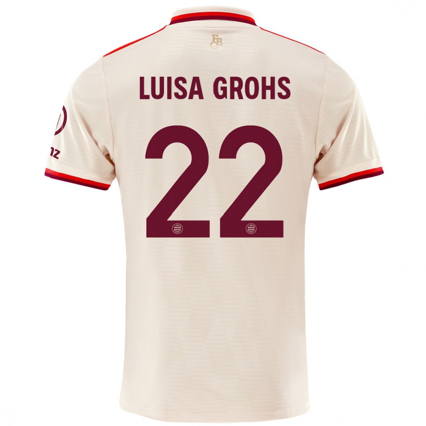 Férfi Labdarúgás Maria Luisa Grohs #22 Vászon Harmadik Számú Jersey 2024/25 Mez Póló Ing