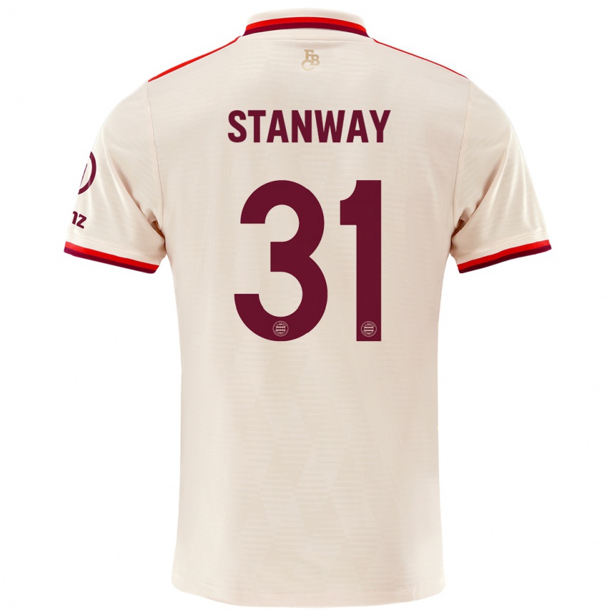 Férfi Labdarúgás Georgia Stanway #31 Vászon Harmadik Számú Jersey 2024/25 Mez Póló Ing