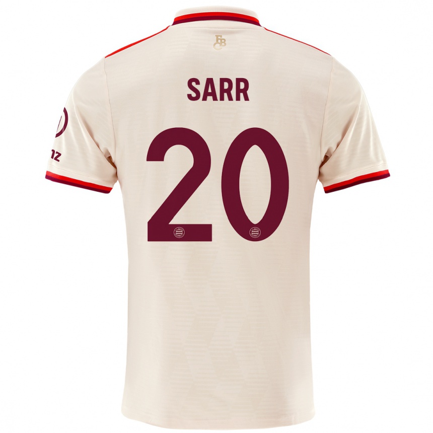 Férfi Labdarúgás Bouna Sarr #20 Vászon Harmadik Számú Jersey 2024/25 Mez Póló Ing