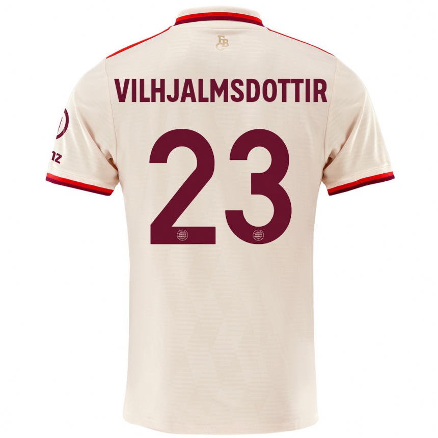 Férfi Labdarúgás Karolina Lea Vilhjalmsdottir #23 Vászon Harmadik Számú Jersey 2024/25 Mez Póló Ing