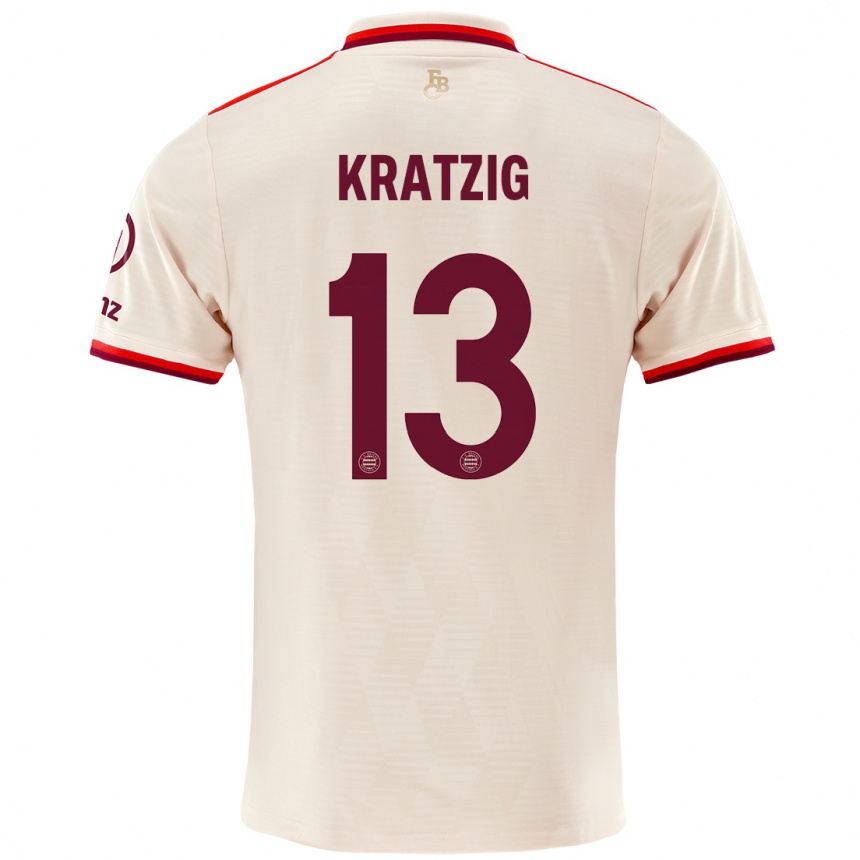 Férfi Labdarúgás Frans Kratzig #13 Vászon Harmadik Számú Jersey 2024/25 Mez Póló Ing