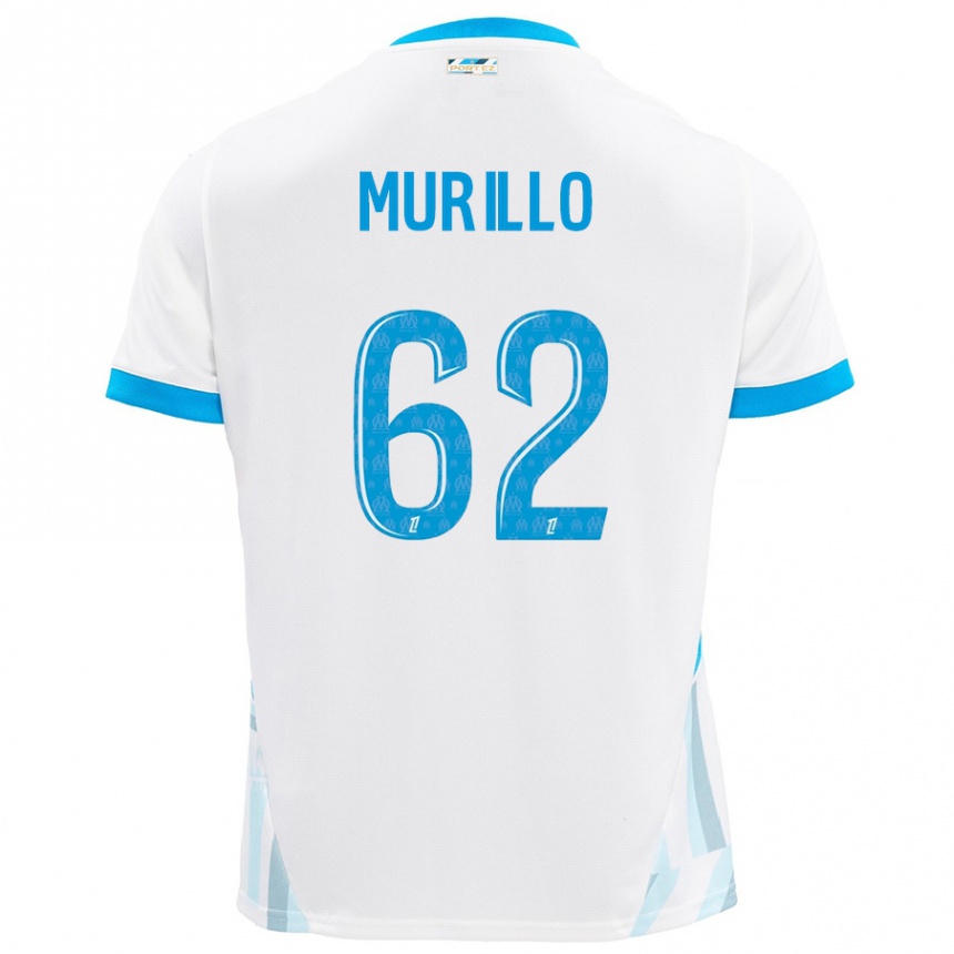 Női Labdarúgás Amir Murillo #62 Fehér Ég Kék Hazai Jersey 2024/25 Mez Póló Ing