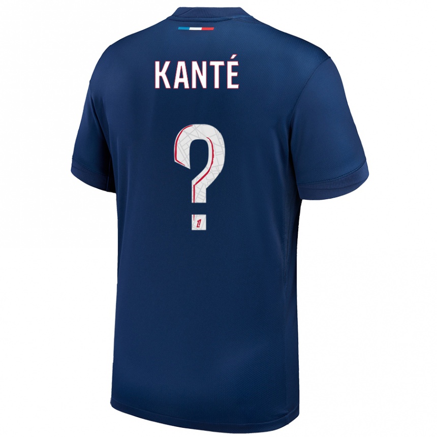 Női Labdarúgás Nahil Kanté #0 Sötétkék Fehér Hazai Jersey 2024/25 Mez Póló Ing