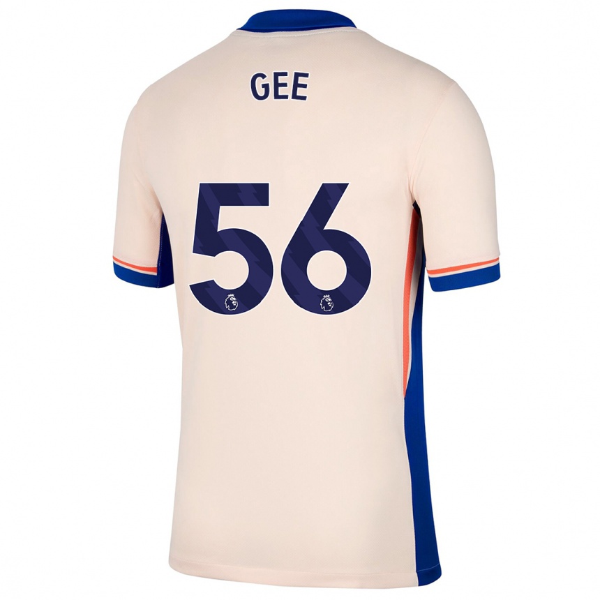 Női Labdarúgás Billy Gee #56 Világos Bézs Idegenbeli Jersey 2024/25 Mez Póló Ing