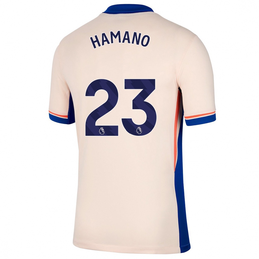 Női Labdarúgás Maika Hamano #23 Világos Bézs Idegenbeli Jersey 2024/25 Mez Póló Ing