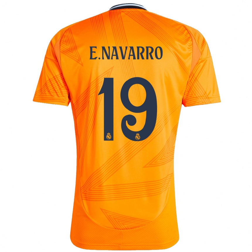 Női Labdarúgás Eva Navarro #19 Narancs Idegenbeli Jersey 2024/25 Mez Póló Ing