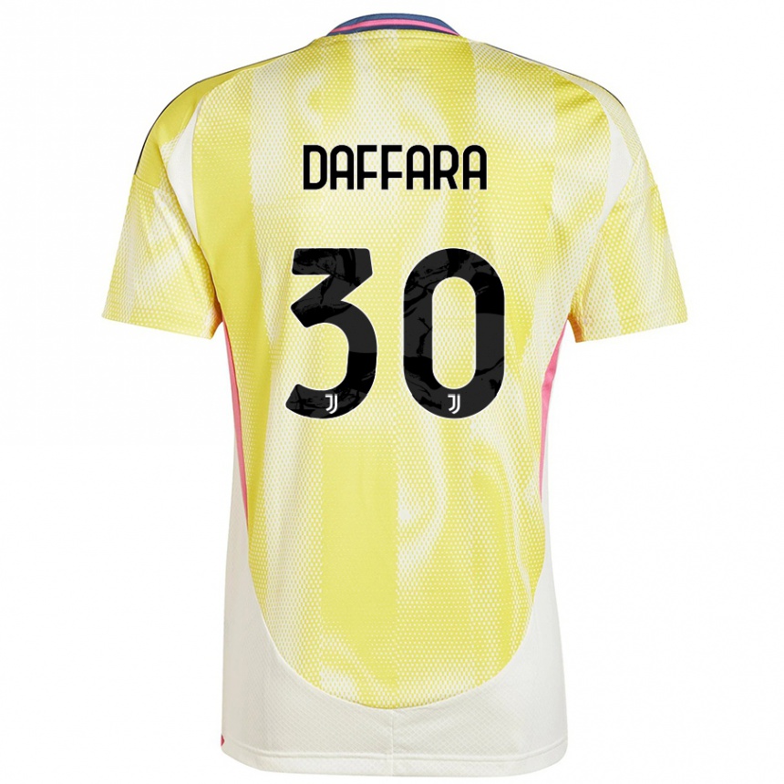 Női Labdarúgás Giovanni Daffara #30 Napsárga Idegenbeli Jersey 2024/25 Mez Póló Ing