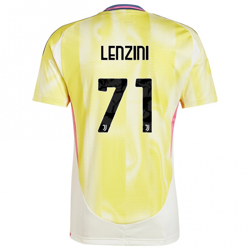 Női Labdarúgás Martina Lenzini #71 Napsárga Idegenbeli Jersey 2024/25 Mez Póló Ing