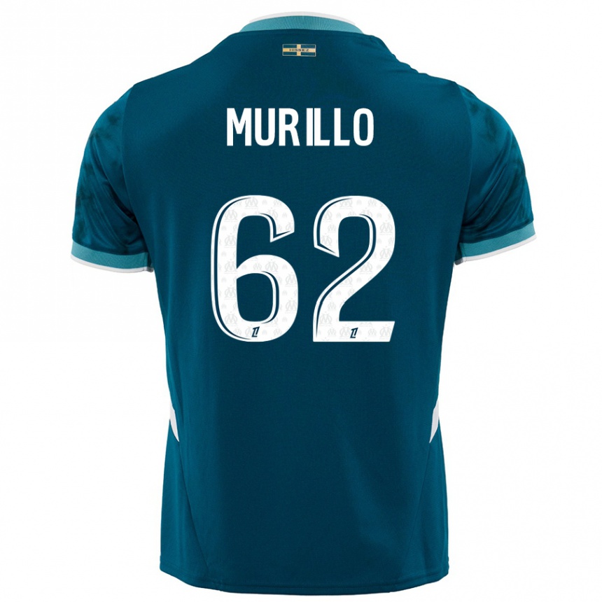 Női Labdarúgás Amir Murillo #62 Türkizkék Idegenbeli Jersey 2024/25 Mez Póló Ing