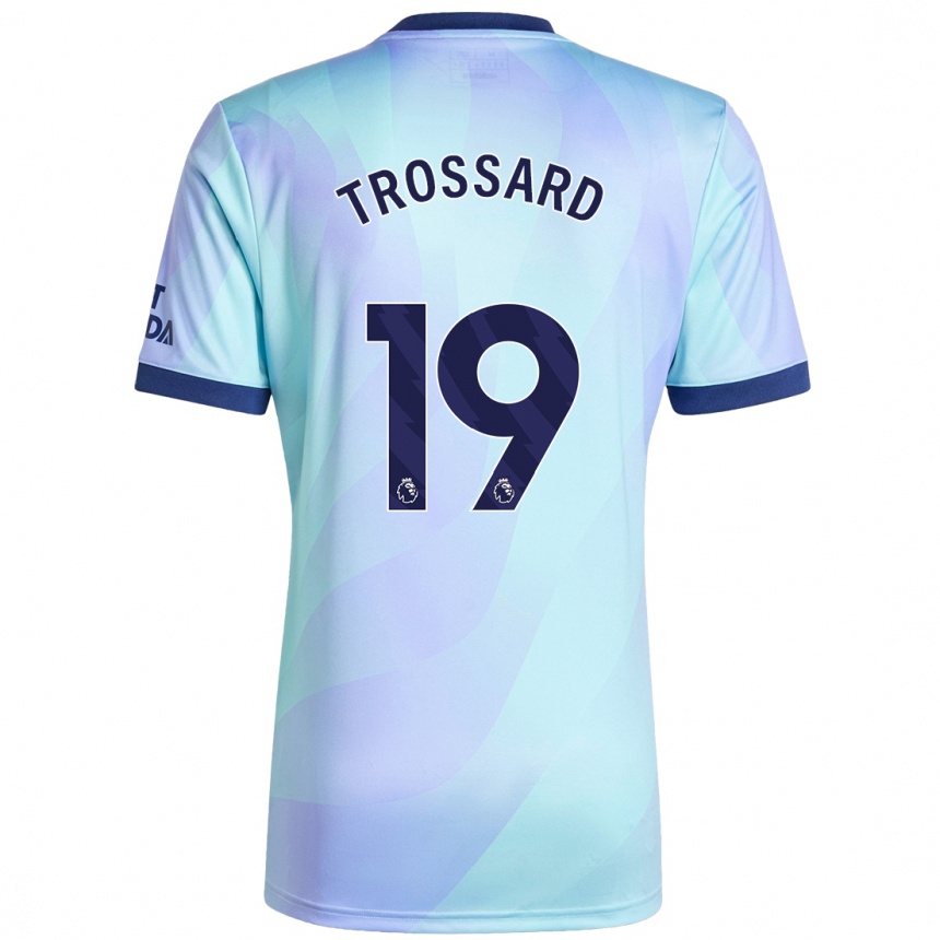 Női Labdarúgás Leandro Trossard #19 Aqua Harmadik Számú Jersey 2024/25 Mez Póló Ing