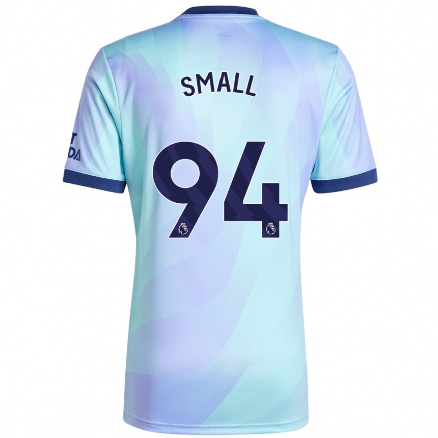 Női Labdarúgás Coby Small #94 Aqua Harmadik Számú Jersey 2024/25 Mez Póló Ing