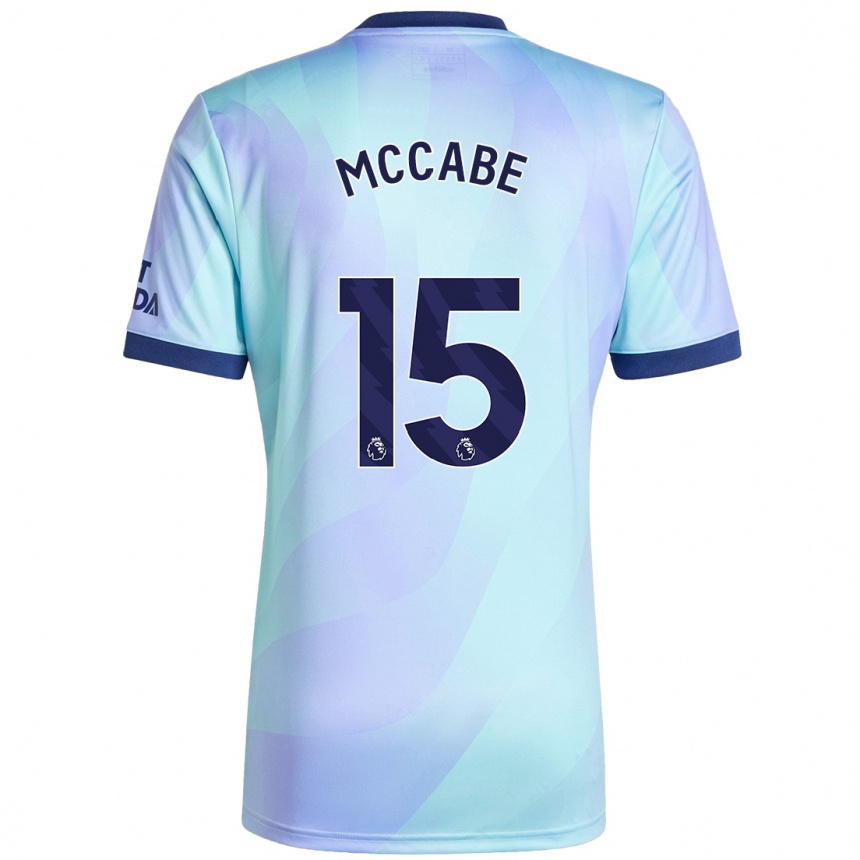 Női Labdarúgás Katie Mccabe #15 Aqua Harmadik Számú Jersey 2024/25 Mez Póló Ing