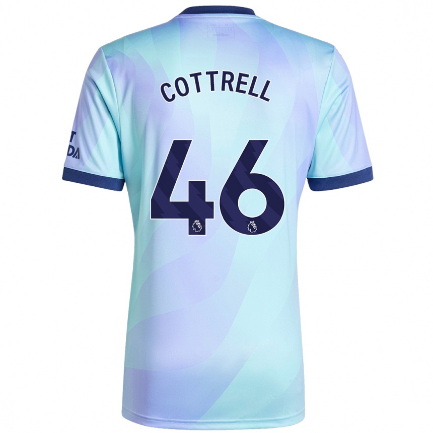 Női Labdarúgás Ben Cottrell #46 Aqua Harmadik Számú Jersey 2024/25 Mez Póló Ing