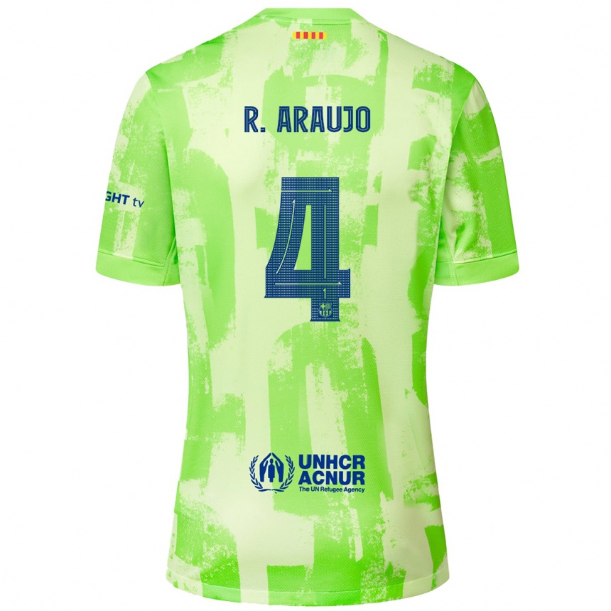 Női Labdarúgás Ronald Araujo #4 Mész Harmadik Számú Jersey 2024/25 Mez Póló Ing