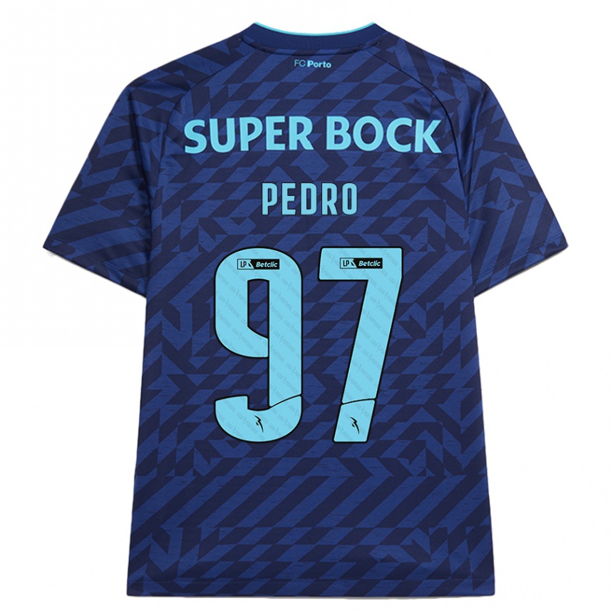 Női Labdarúgás Zé Pedro #97 Sötétkék Harmadik Számú Jersey 2024/25 Mez Póló Ing