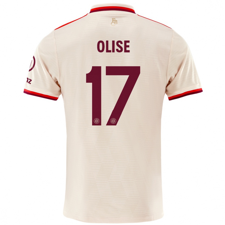 Női Labdarúgás Michael Olise #17 Vászon Harmadik Számú Jersey 2024/25 Mez Póló Ing