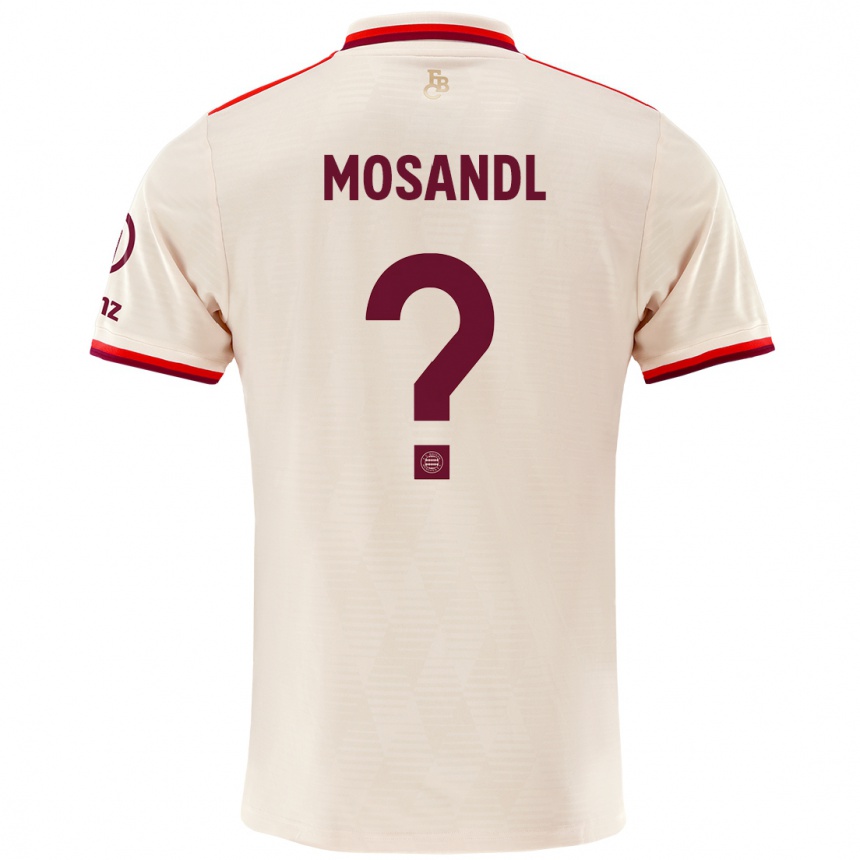 Női Labdarúgás Moritz Mosandl #0 Vászon Harmadik Számú Jersey 2024/25 Mez Póló Ing