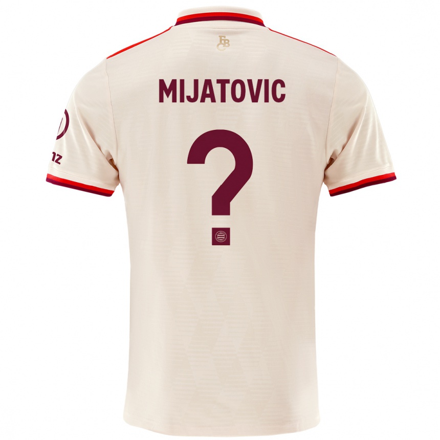 Női Labdarúgás Roko Mijatovic #0 Vászon Harmadik Számú Jersey 2024/25 Mez Póló Ing