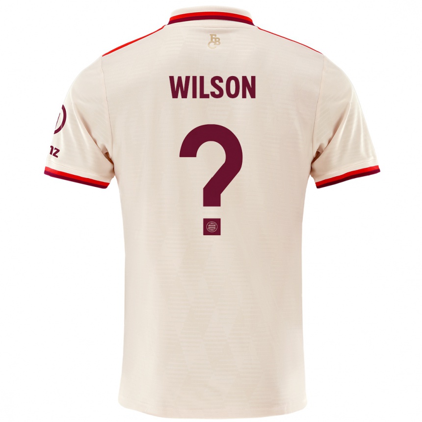 Női Labdarúgás Oluwaseyi Wilson #0 Vászon Harmadik Számú Jersey 2024/25 Mez Póló Ing