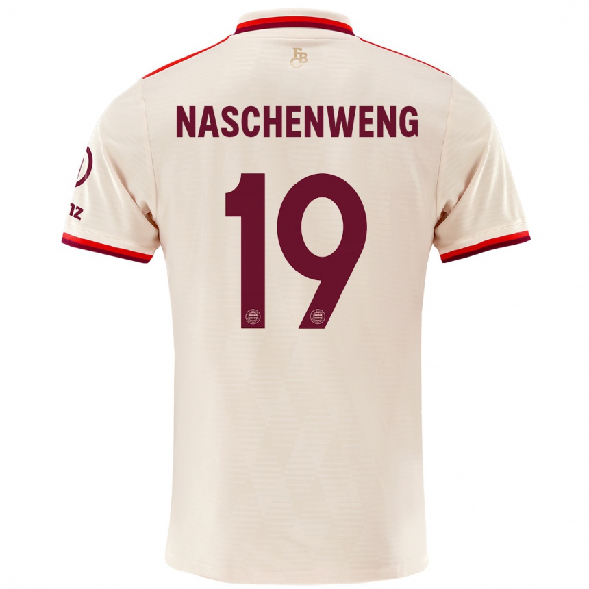 Női Labdarúgás Katharina Naschenweng #19 Vászon Harmadik Számú Jersey 2024/25 Mez Póló Ing