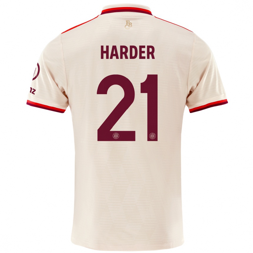 Női Labdarúgás Pernille Harder #21 Vászon Harmadik Számú Jersey 2024/25 Mez Póló Ing