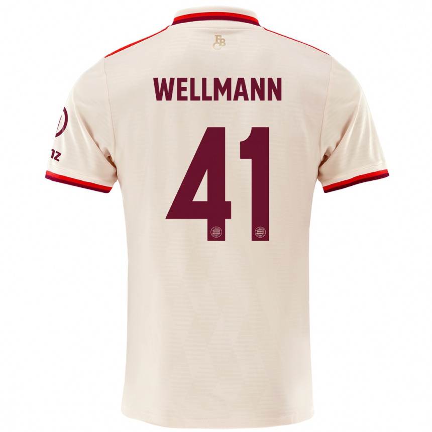 Női Labdarúgás Anna Wellmann #41 Vászon Harmadik Számú Jersey 2024/25 Mez Póló Ing