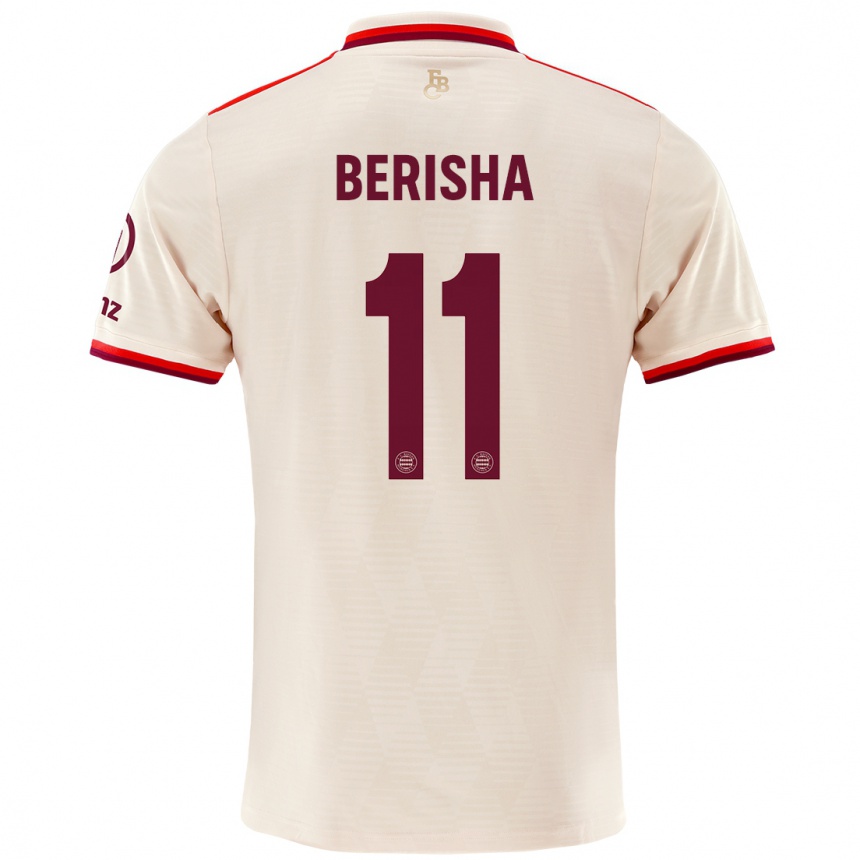 Női Labdarúgás Dion Berisha #11 Vászon Harmadik Számú Jersey 2024/25 Mez Póló Ing