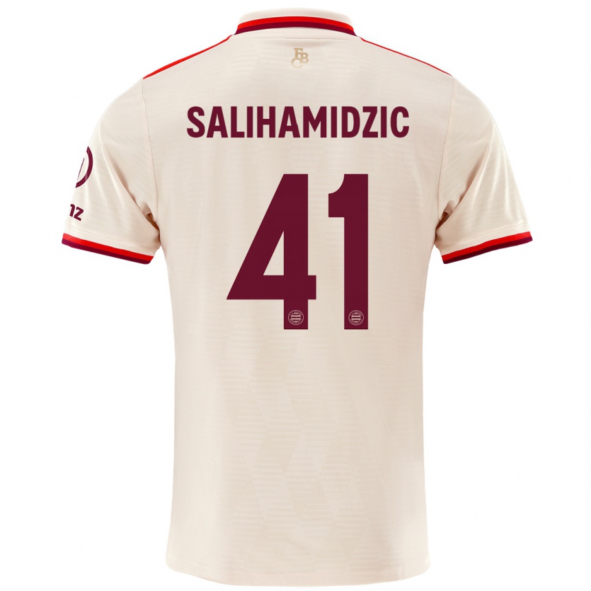 Női Labdarúgás Nick Salihamidzic #41 Vászon Harmadik Számú Jersey 2024/25 Mez Póló Ing