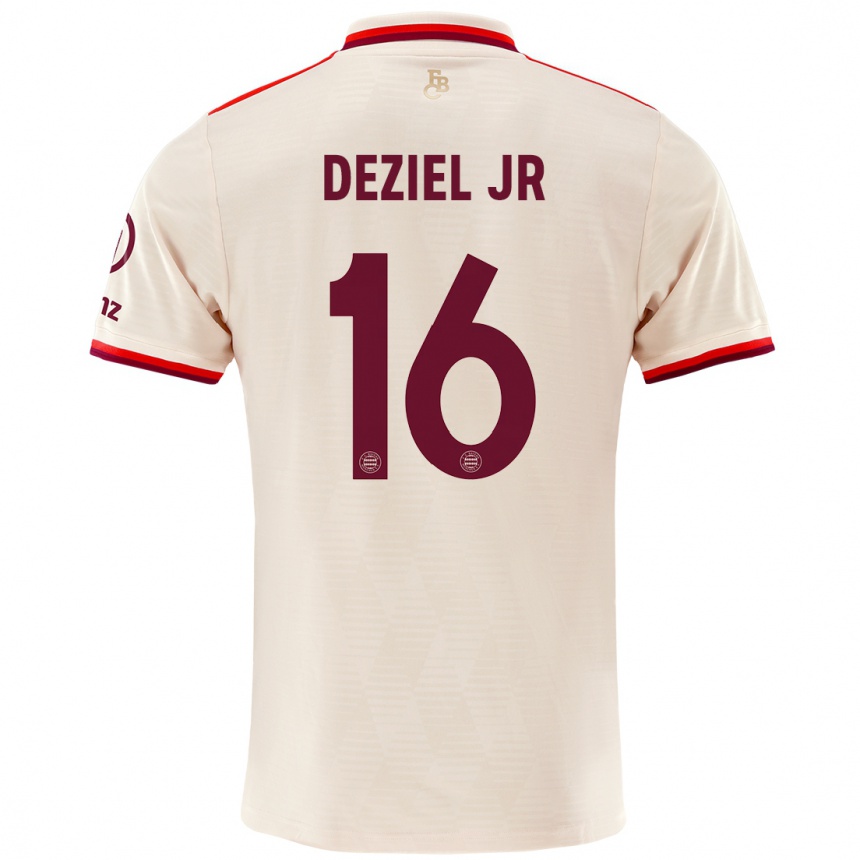 Női Labdarúgás Robert Deziel Jr #16 Vászon Harmadik Számú Jersey 2024/25 Mez Póló Ing