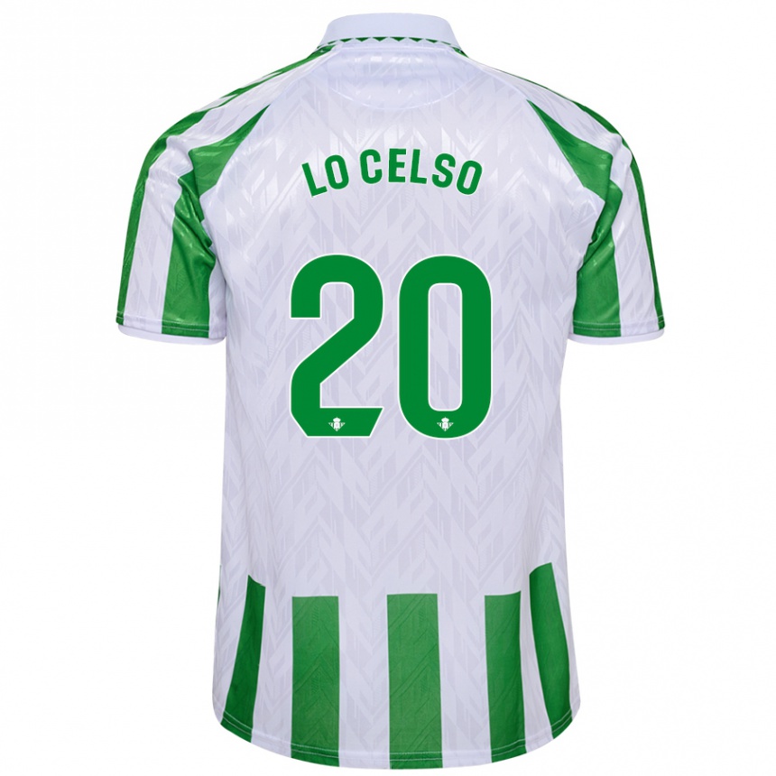 Gyermek Labdarúgás Giovani Lo Celso #20 Fehér Kék Hazai Jersey 2024/25 Mez Póló Ing