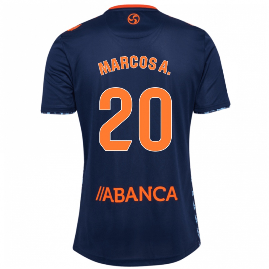 Gyermek Labdarúgás Marcos Alonso #20 Fekete Piros Idegenbeli Jersey 2024/25 Mez Póló Ing