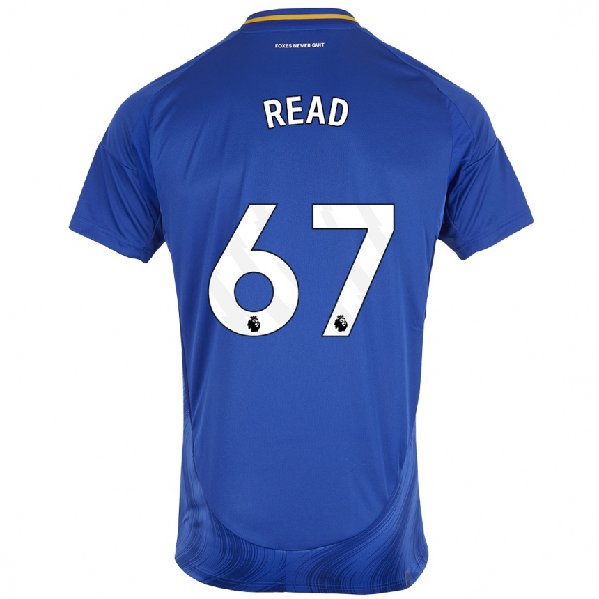 Gyermek Labdarúgás Cody Read #67 Kék Fehér Hazai Jersey 2024/25 Mez Póló Ing