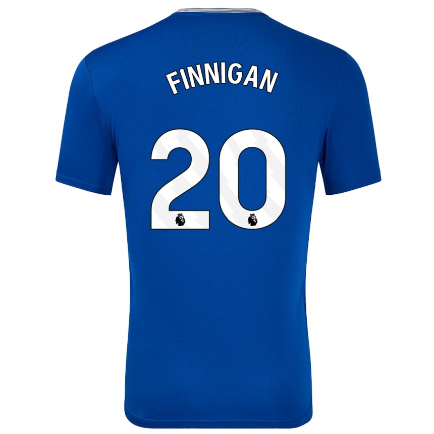 Gyermek Labdarúgás Megan Finnigan #20 Kék -Val Hazai Jersey 2024/25 Mez Póló Ing