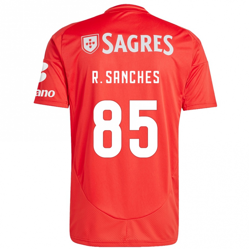 Gyermek Labdarúgás Renato Sanches #85 Piros Fehér Hazai Jersey 2024/25 Mez Póló Ing