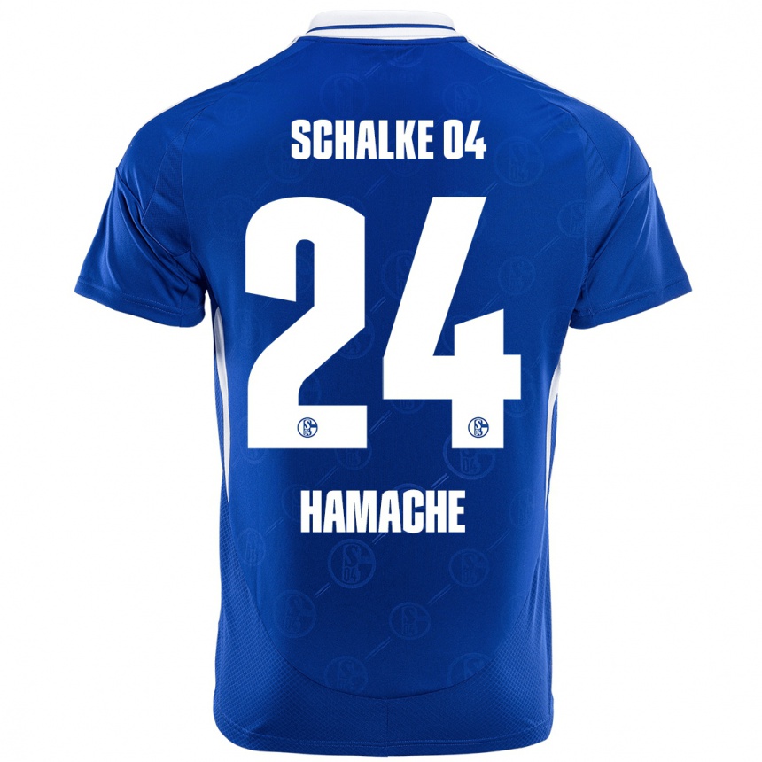 Gyermek Labdarúgás Ilyes Hamache #24 Királykék Hazai Jersey 2024/25 Mez Póló Ing