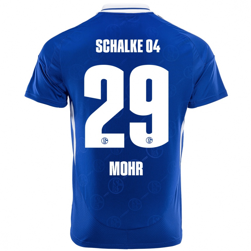 Gyermek Labdarúgás Tobias Mohr #29 Királykék Hazai Jersey 2024/25 Mez Póló Ing