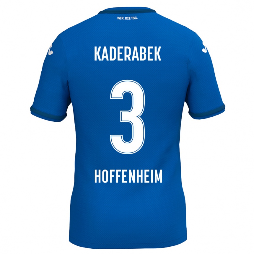 Gyermek Labdarúgás Pavel Kaderabek #3 Királykék Hazai Jersey 2024/25 Mez Póló Ing