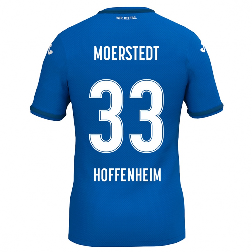 Gyermek Labdarúgás Max Moerstedt #33 Királykék Hazai Jersey 2024/25 Mez Póló Ing