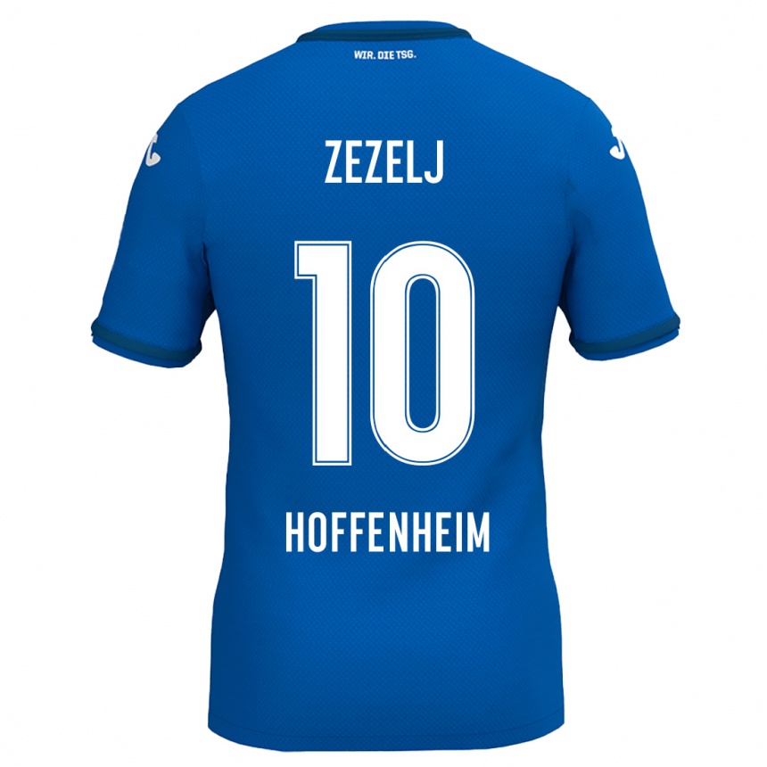 Gyermek Labdarúgás Neno Zezelj #10 Királykék Hazai Jersey 2024/25 Mez Póló Ing