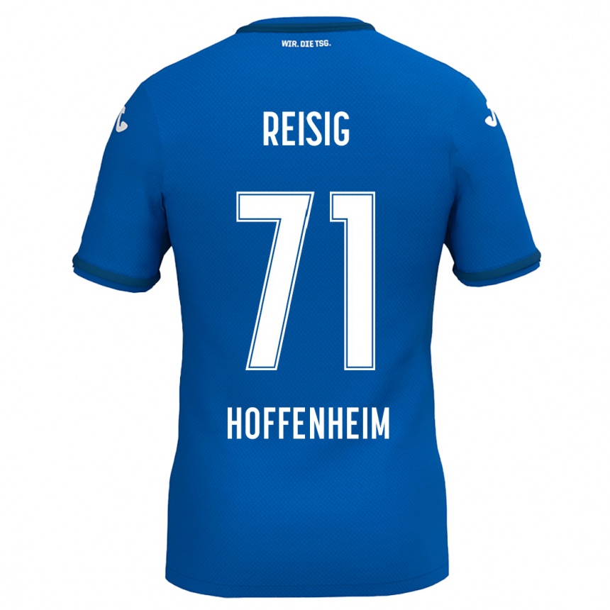 Gyermek Labdarúgás Ruben Reisig #71 Királykék Hazai Jersey 2024/25 Mez Póló Ing