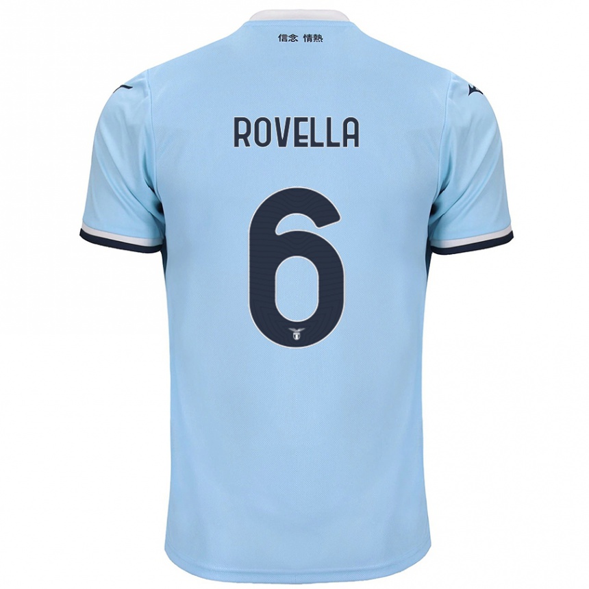 Gyermek Labdarúgás Nicolo Rovella #6 Kék Hazai Jersey 2024/25 Mez Póló Ing