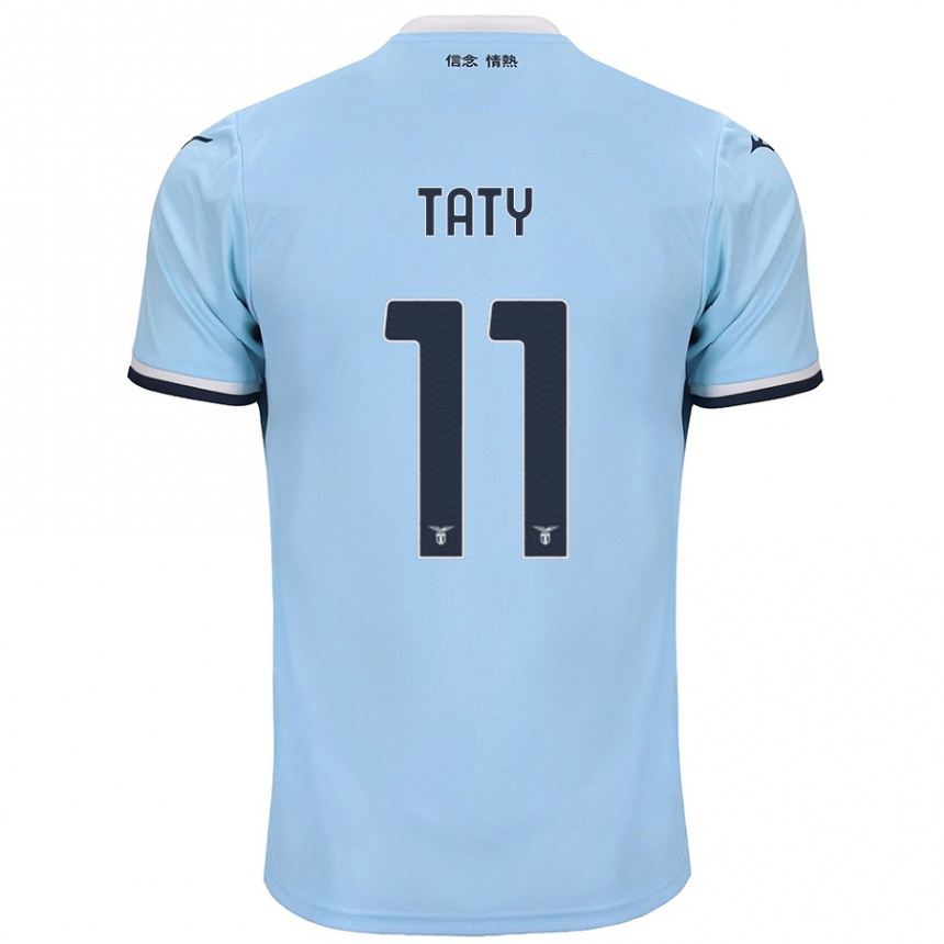 Gyermek Labdarúgás Taty Castellanos #11 Kék Hazai Jersey 2024/25 Mez Póló Ing